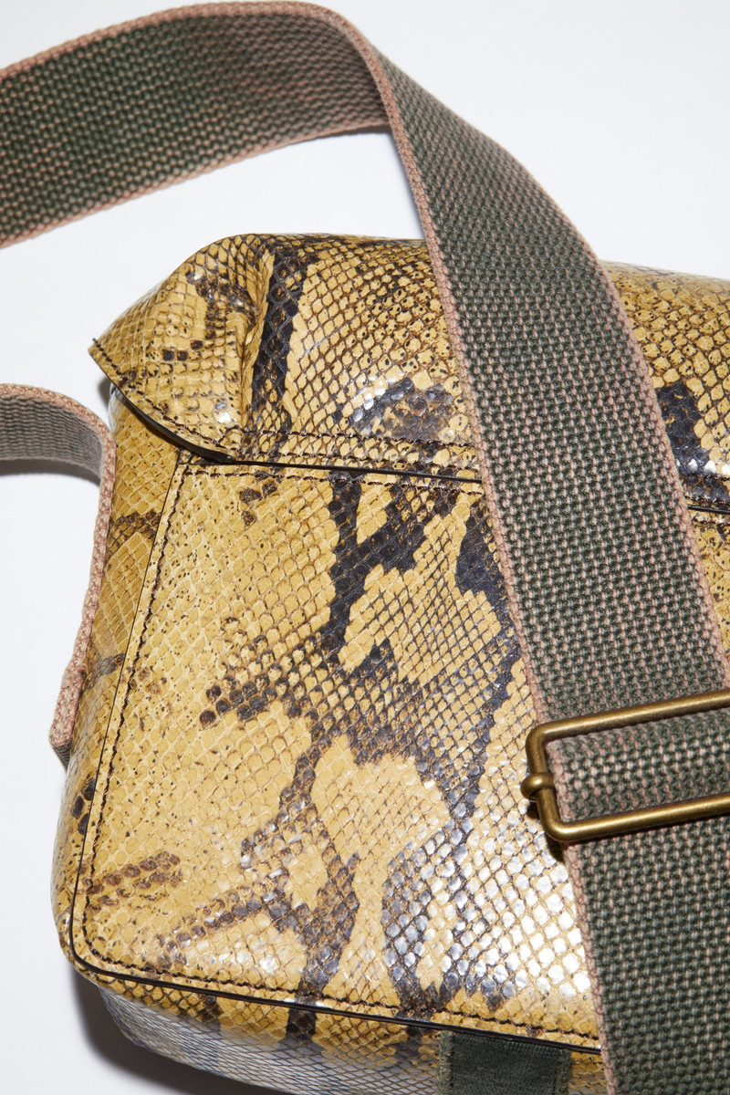 Python messenger bag - Beige/black 7