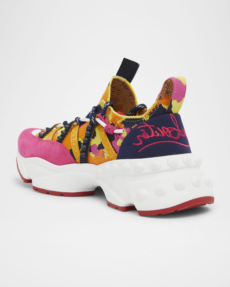Christian Louboutin Trailrun Donna Multi Red Sole Sneakers outlook
