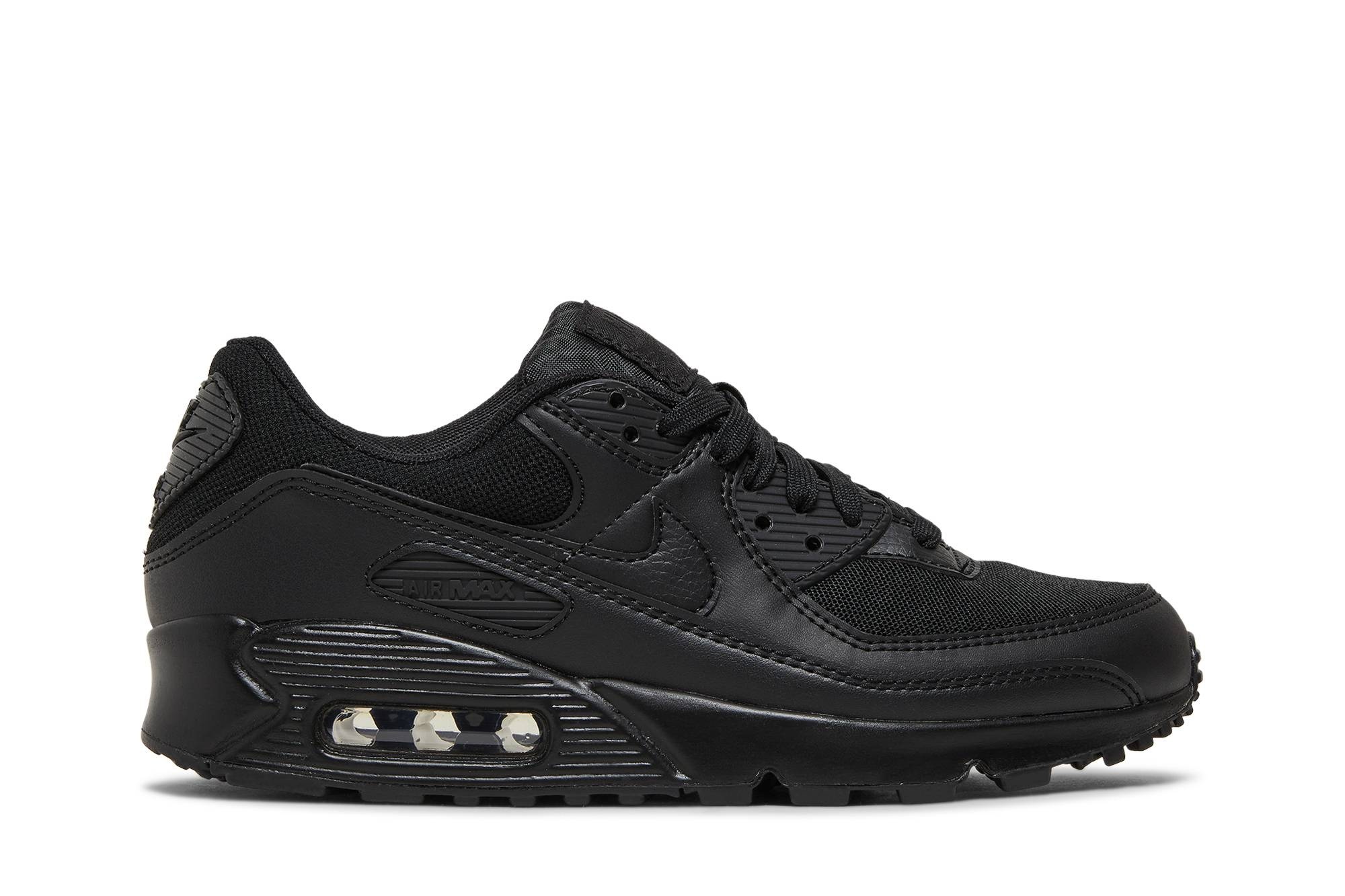 Wmns Air Max 90 'Triple Black' - 1