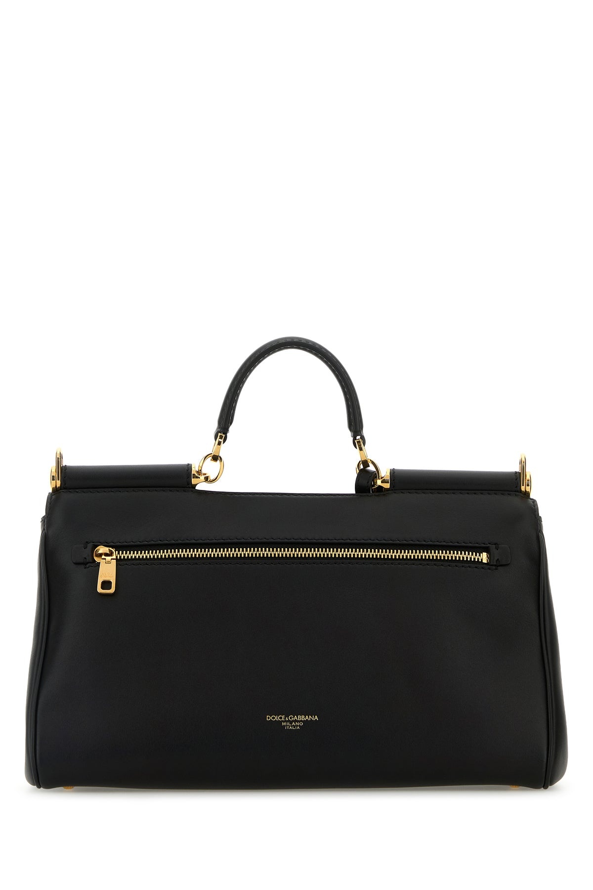 Black leather My Sicily handbag - 3