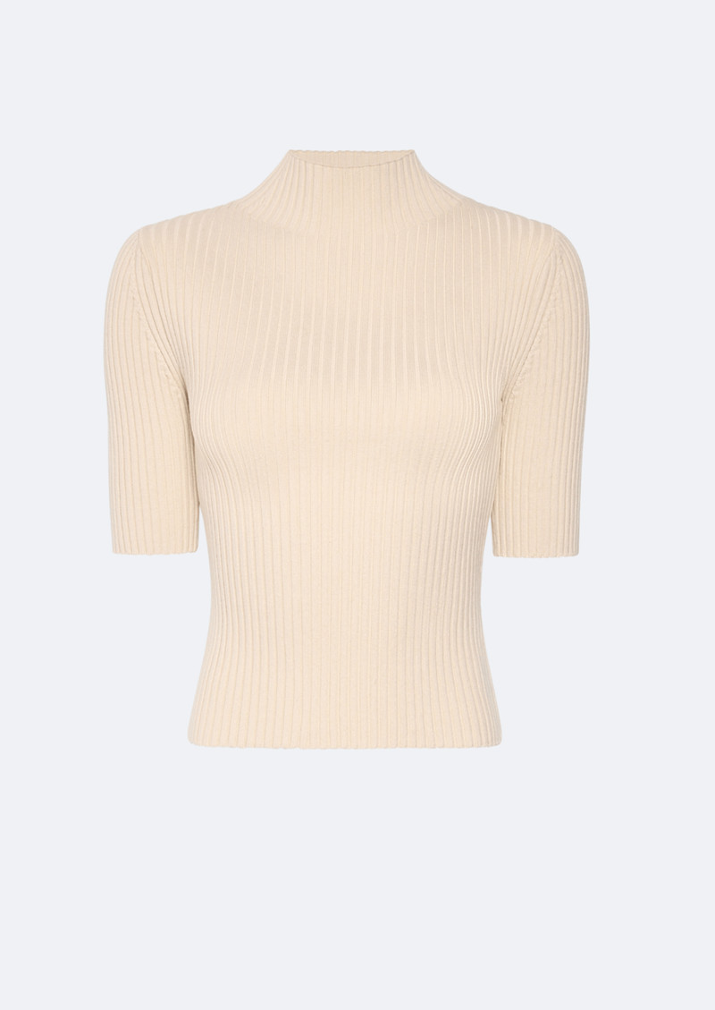 Cotton Wool Turtleneck Tee 1