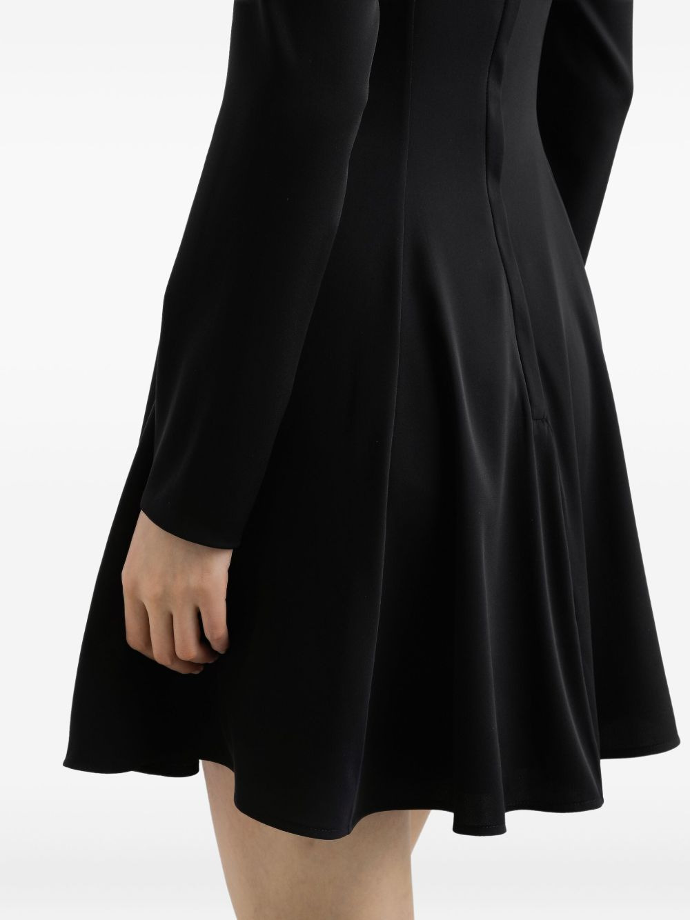 sweetheart-neckline flared dress - 5
