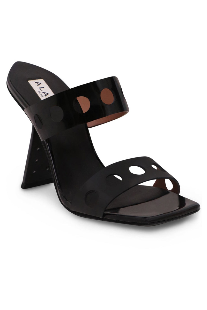 Alaïa PERFO MULE 100MM | BLACK outlook