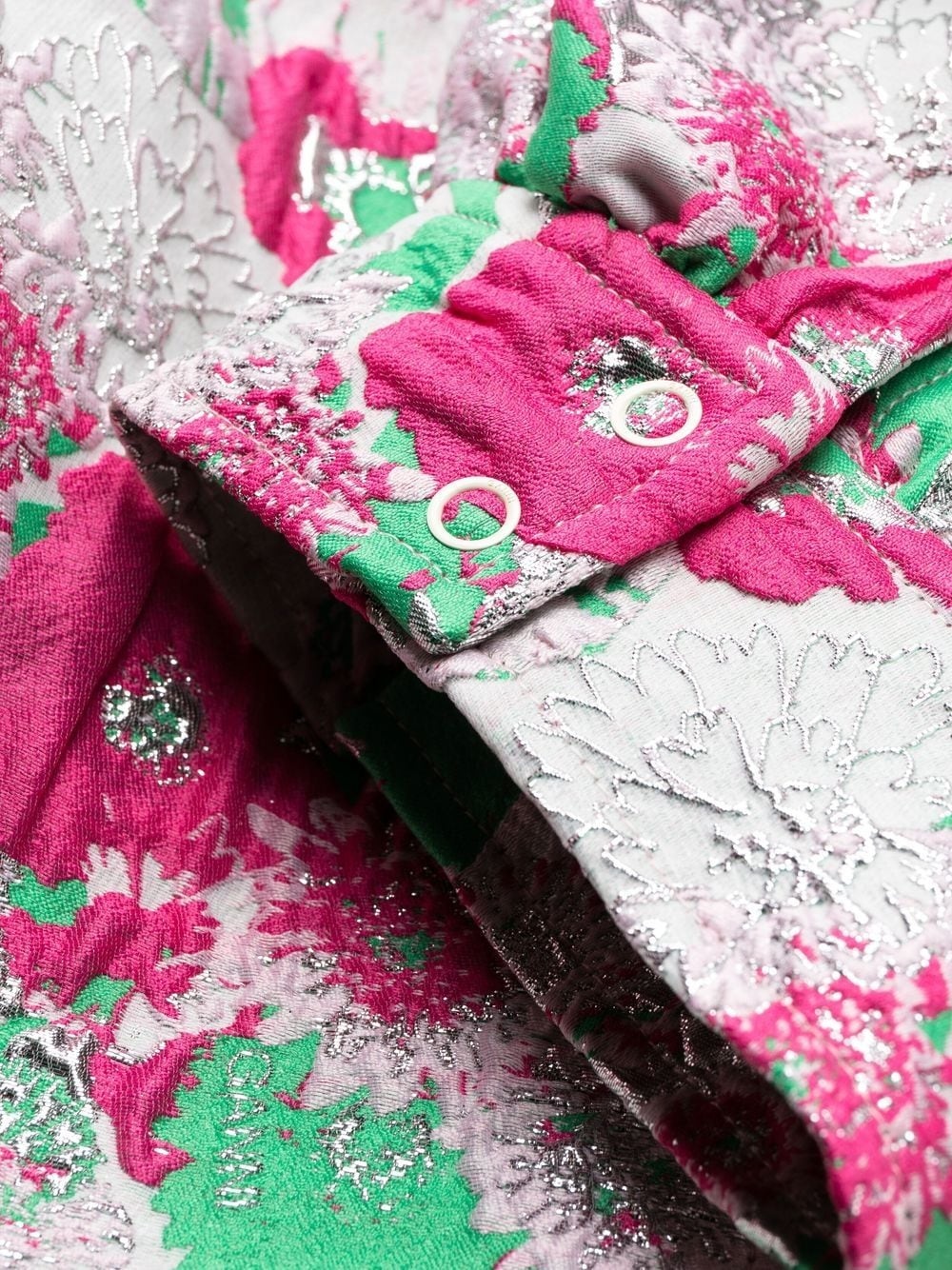 floral-print short-sleeve dress - 5