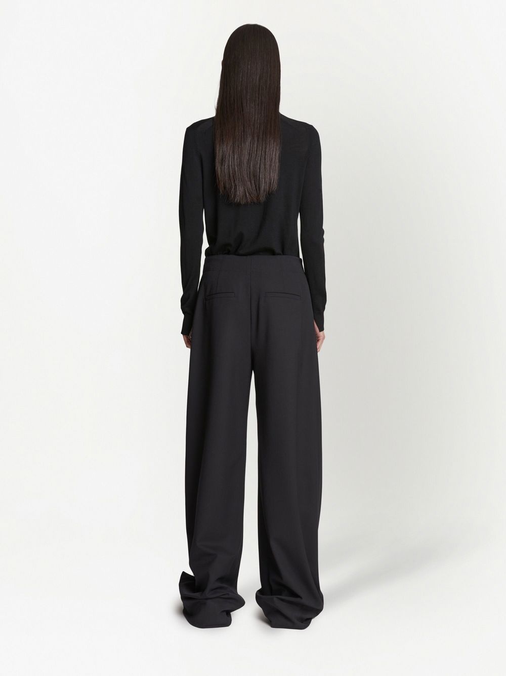 pleat-detail palazzo pants - 4