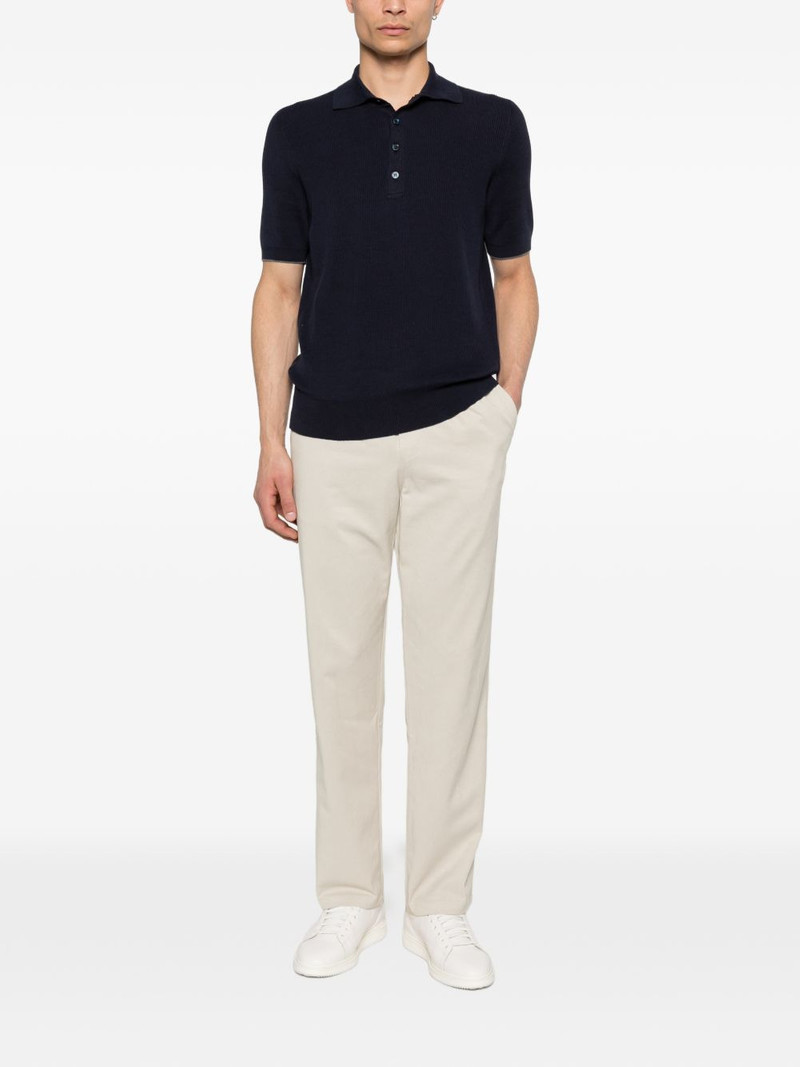 ribbed polo shirt 1