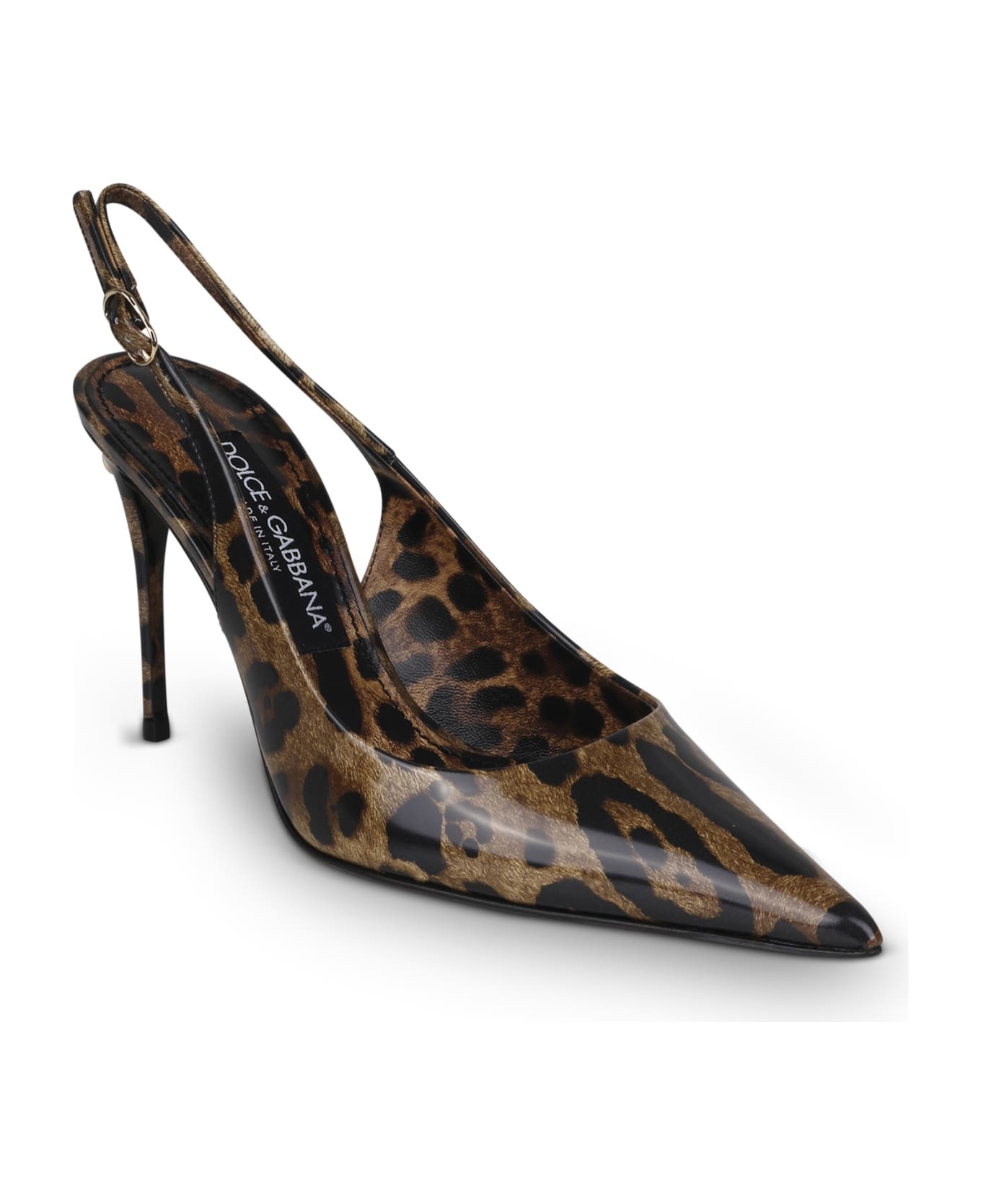 Animalier Print Slingback Pumps - 2