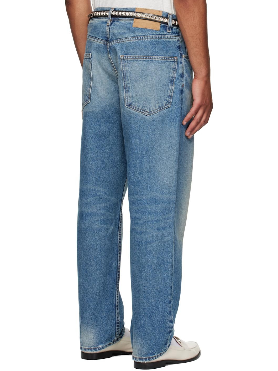 Blue Baggy Jeans - 3