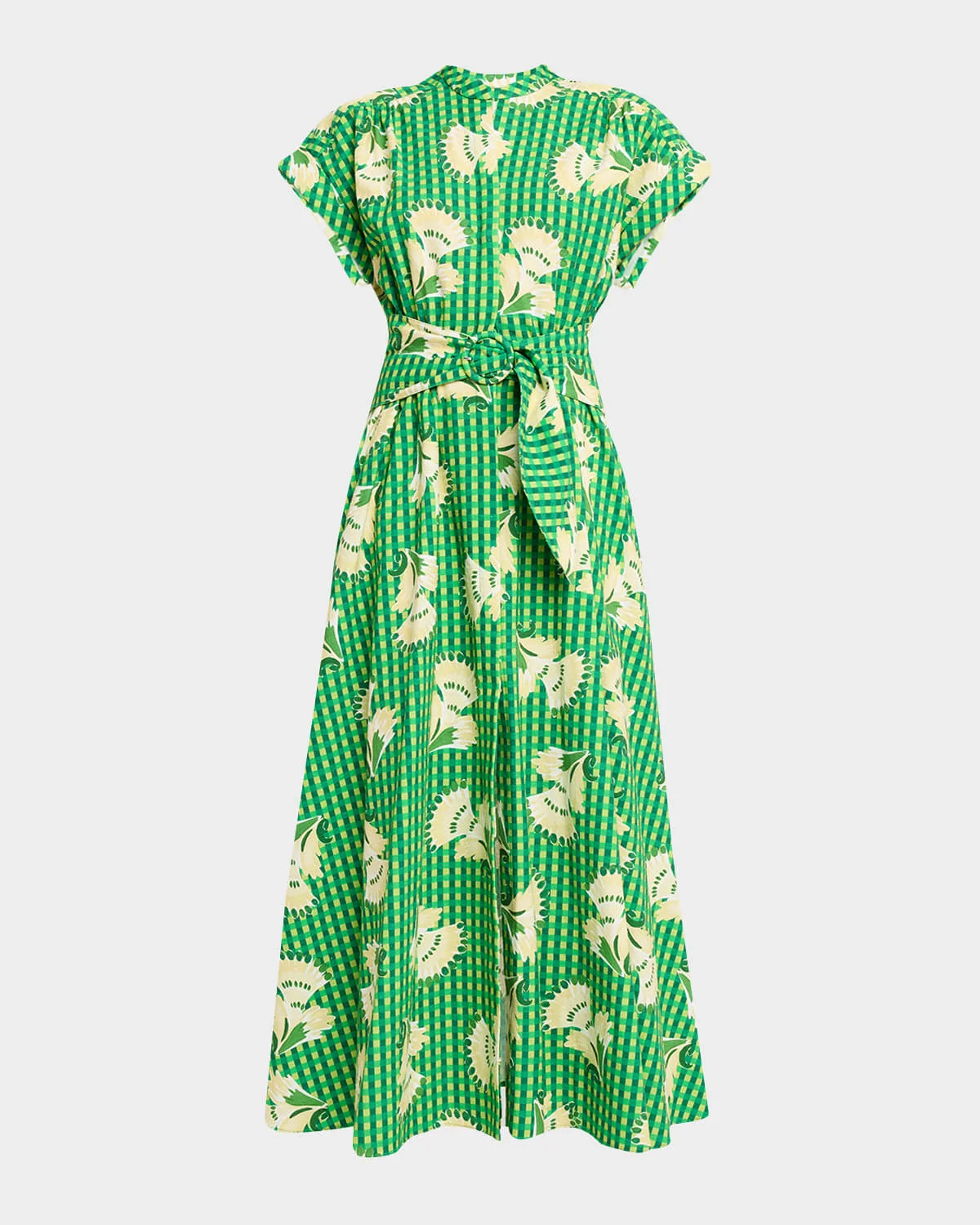 Neesha Short-Sleeve Cotton Maxi Dress - 1