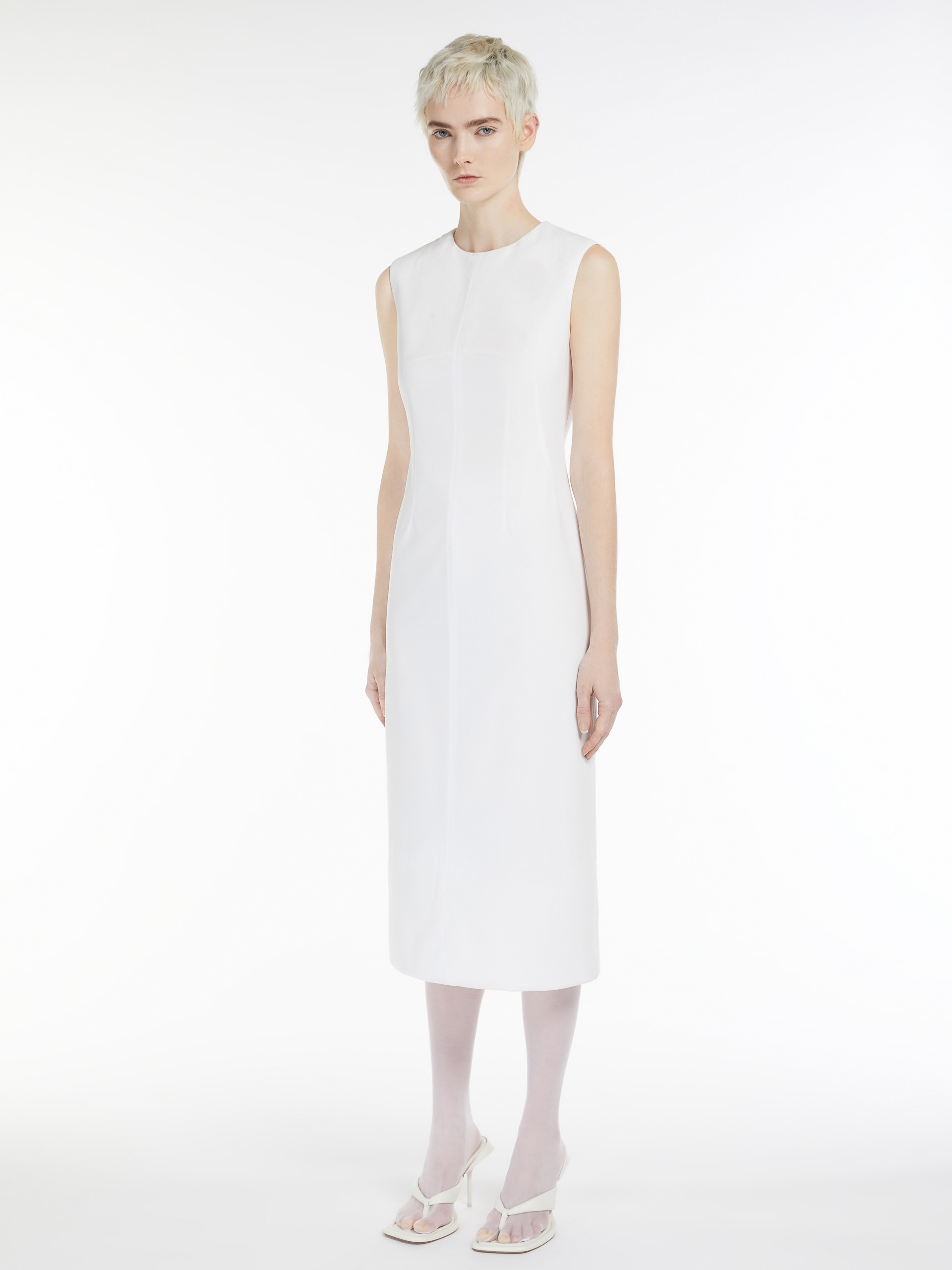 【送料&関税込】SportMax sele Dress Sportmax Sele Mini Dress | White | FARFETCH