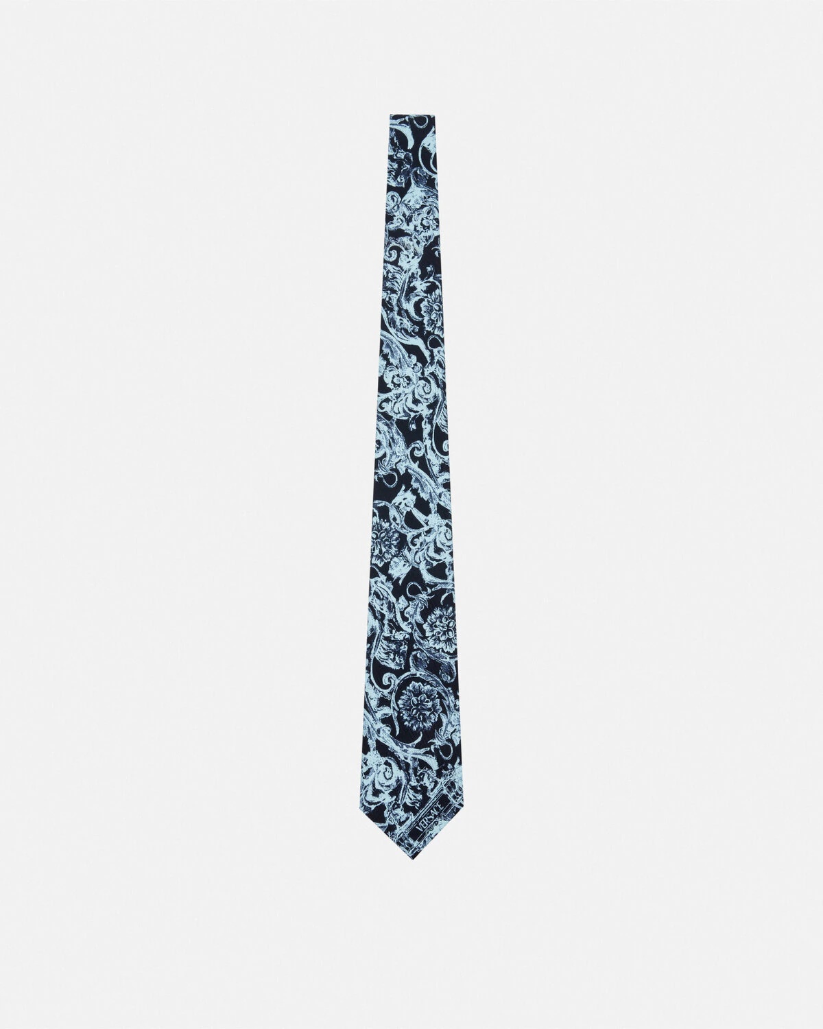 Barocco Stencil Silk Tie - 1
