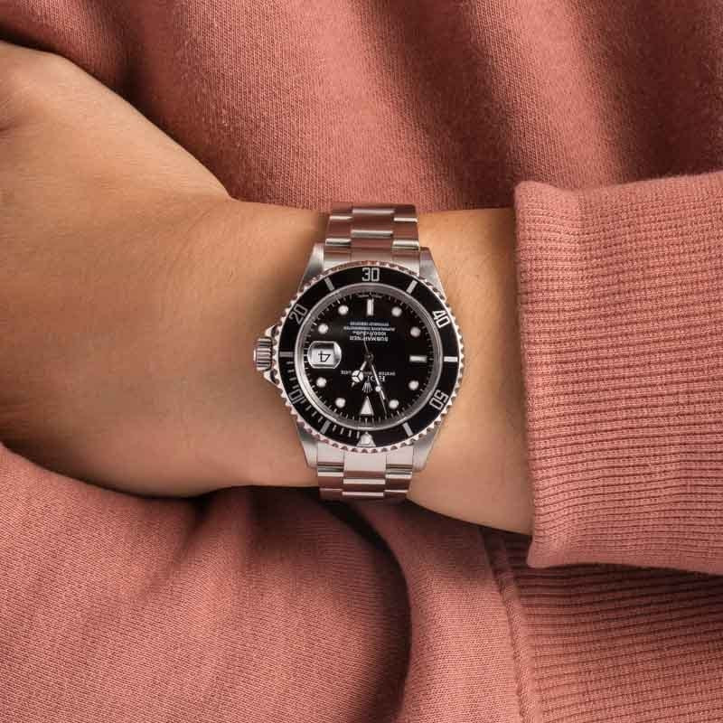 Pre-owned Rolex Submariner Ref 16610 Stainless Steel - 5
