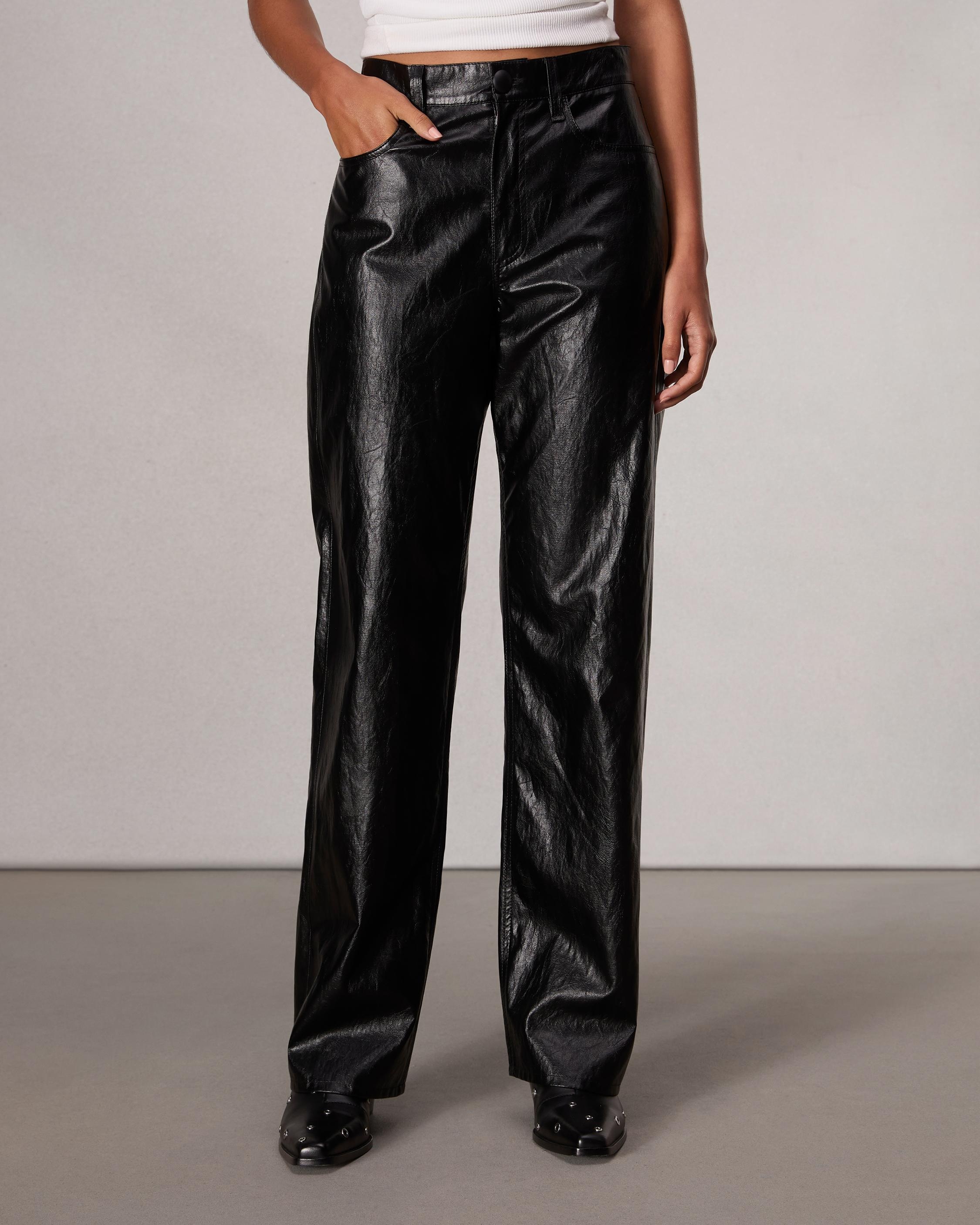 Shea Faux Leather Pant - 5
