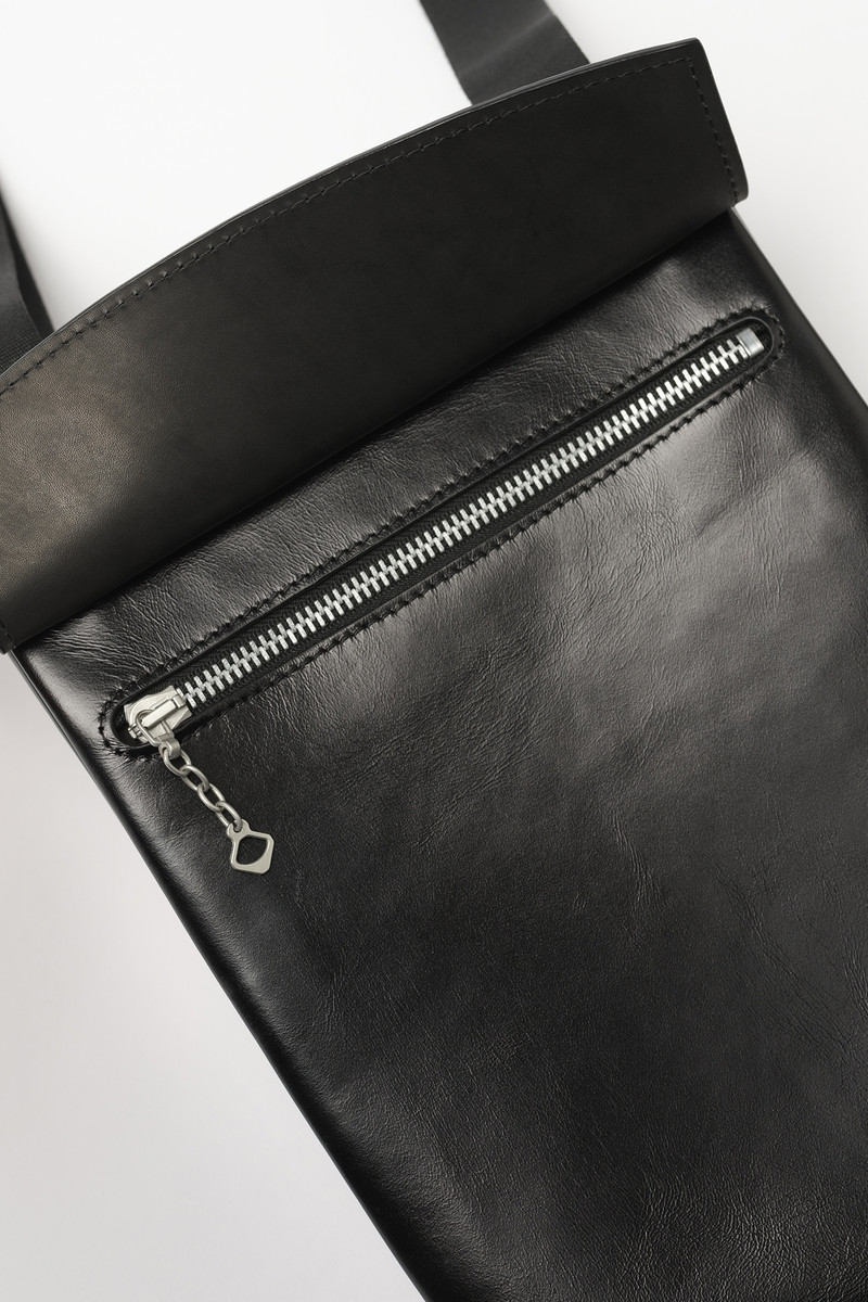 Pocket Bag Aamon Black Leather 3