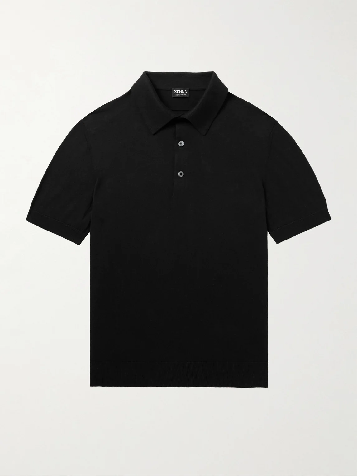 Slim-Fit Cotton Polo Shirt - 1