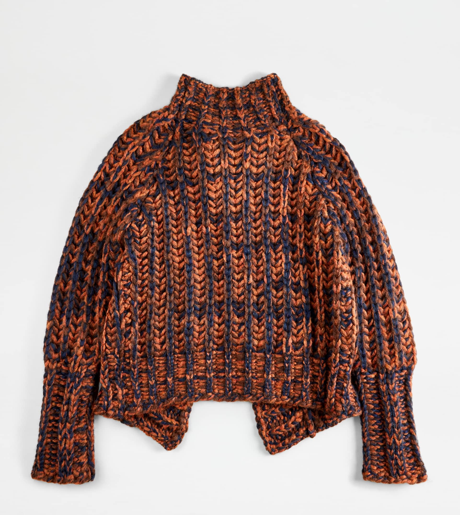 JUMPER MOULINÉ - ORANGE, BLUE, BROWN - 1