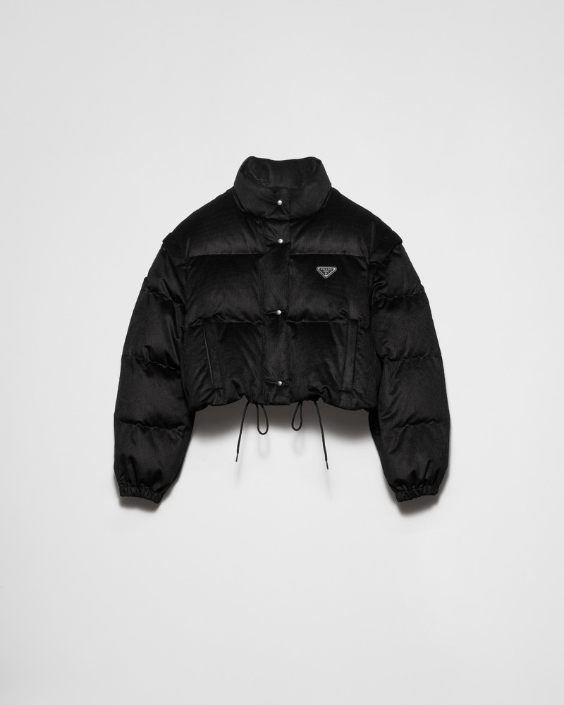 Corduroy down jacket 1