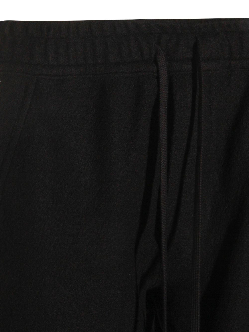 drawstring wool trousers - 3