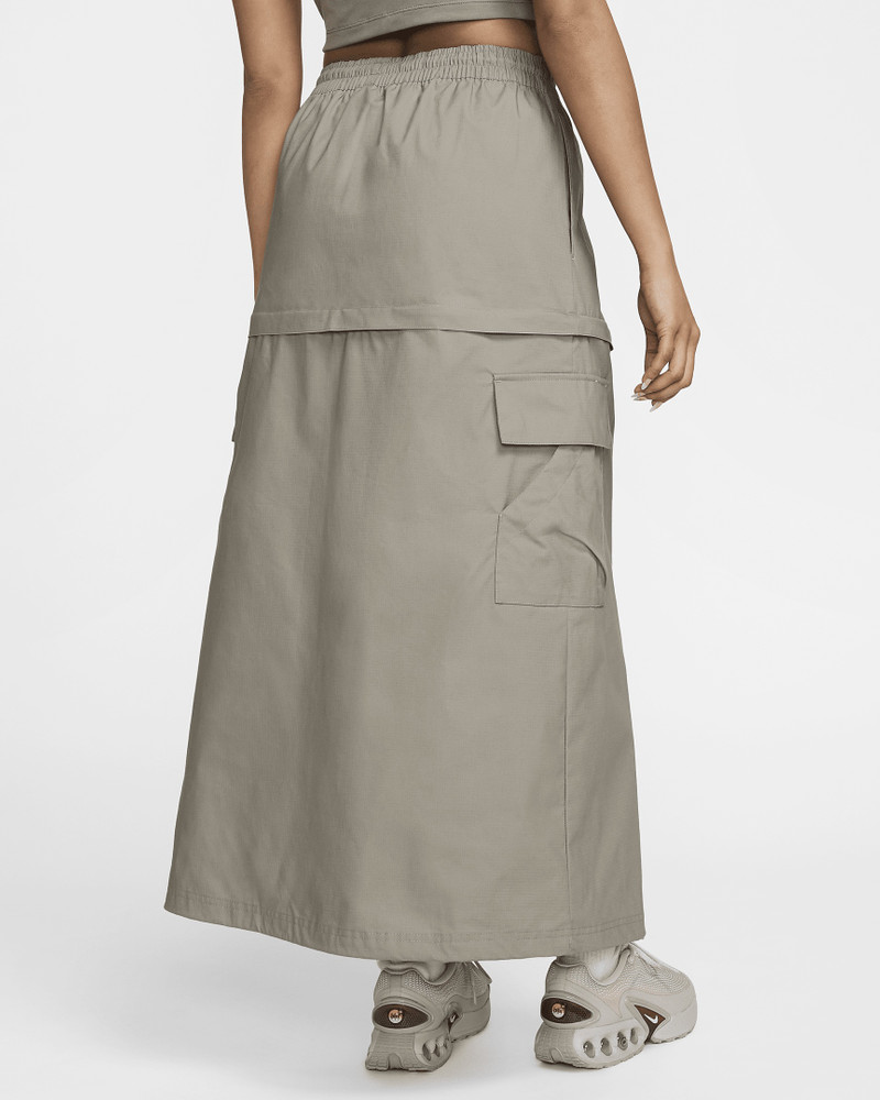 Nike Women's Nike Sportswear Essential Mid-Rise Woven Cargo Midi Skirt outlook