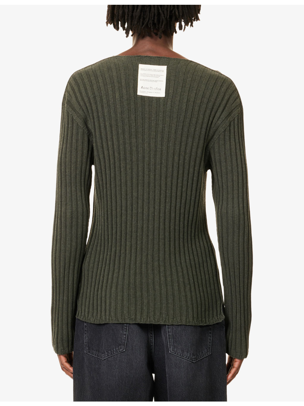 Ribbed Crewneck Knitted Jumper - 4