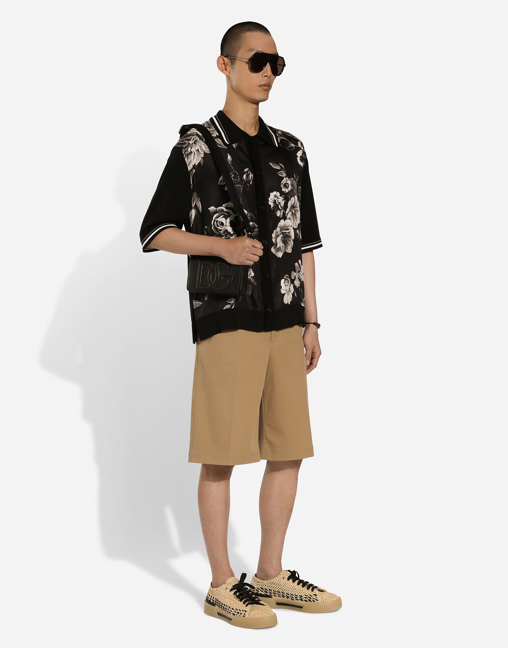 Cotton drill Bermuda shorts - 5