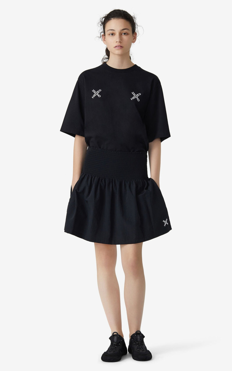 KENZO KENZO Sport 'Little X' flared skirt outlook