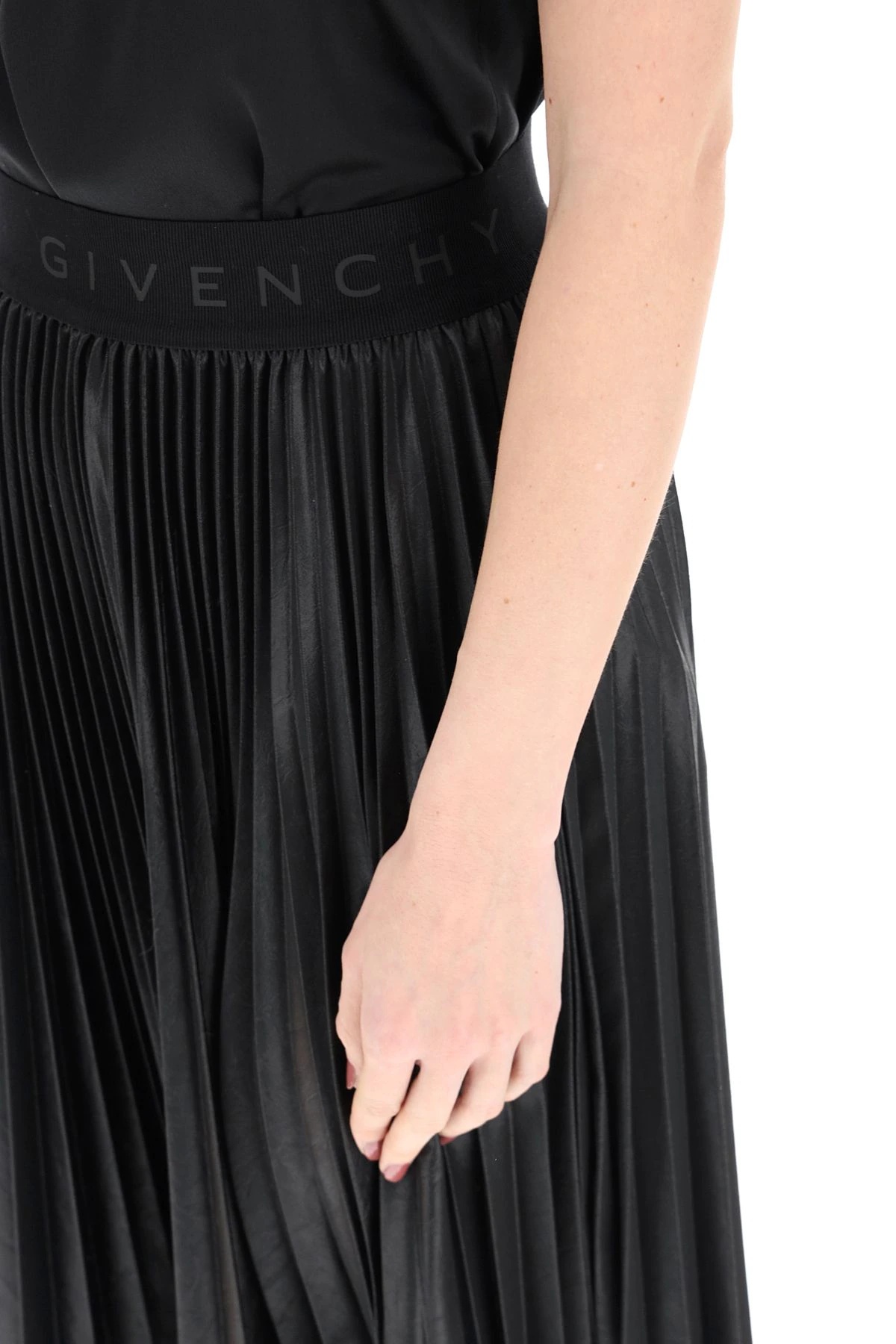 ASYMMETRIC PLEATED SKIRT - 5