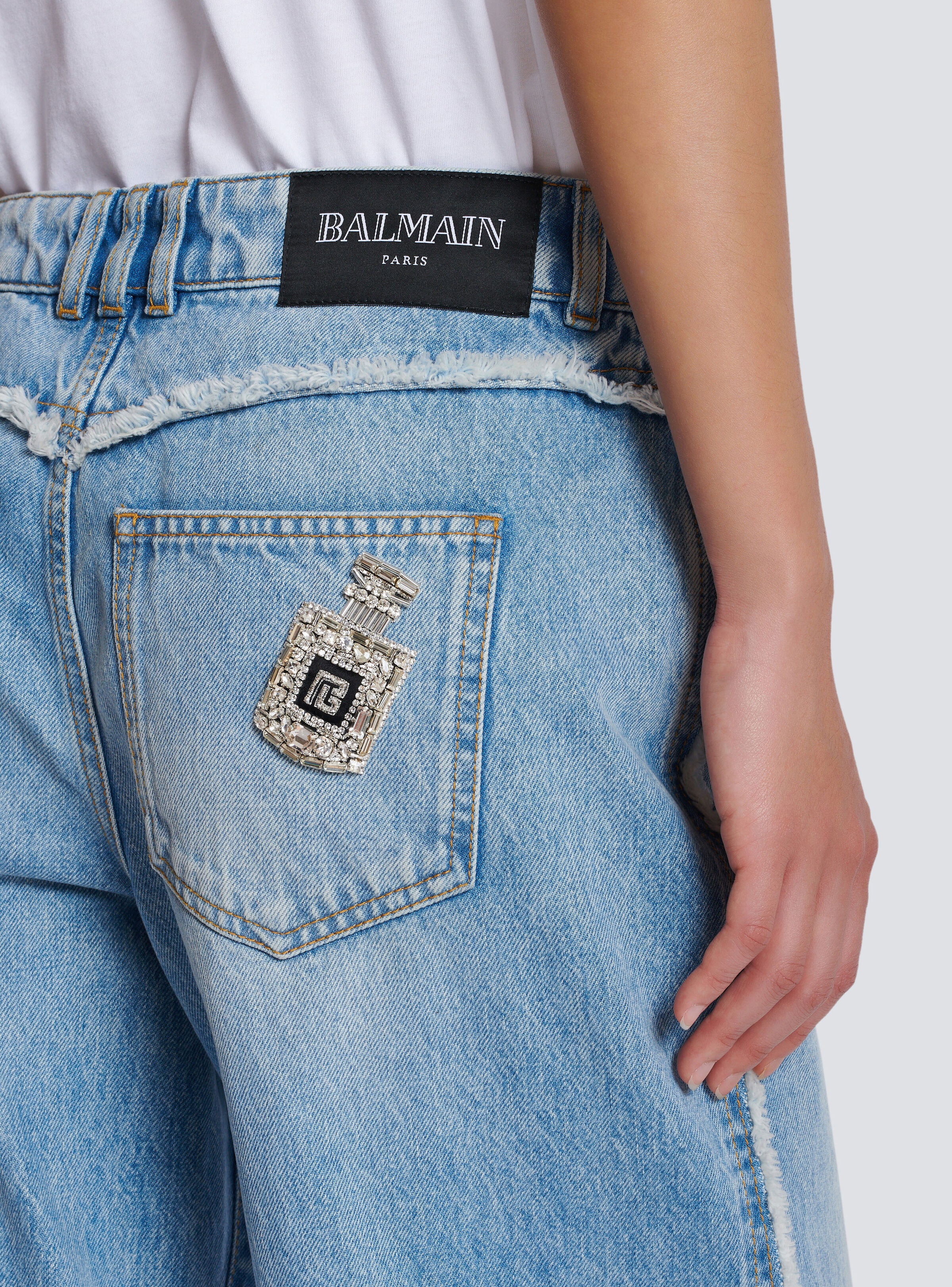 Straight-leg denim jeans - 6