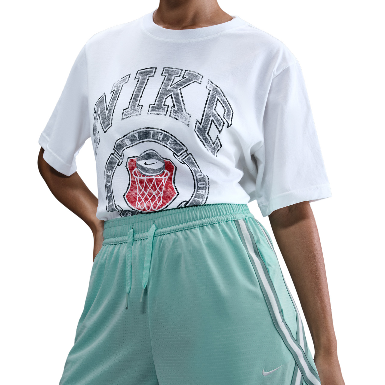 Nike Womens Nike Dri-FIT Crossover 5" Shorts - 1
