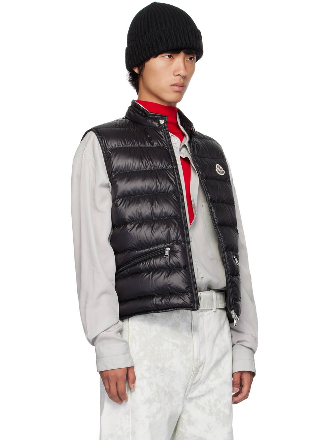 Black Gui Down Vest - 2