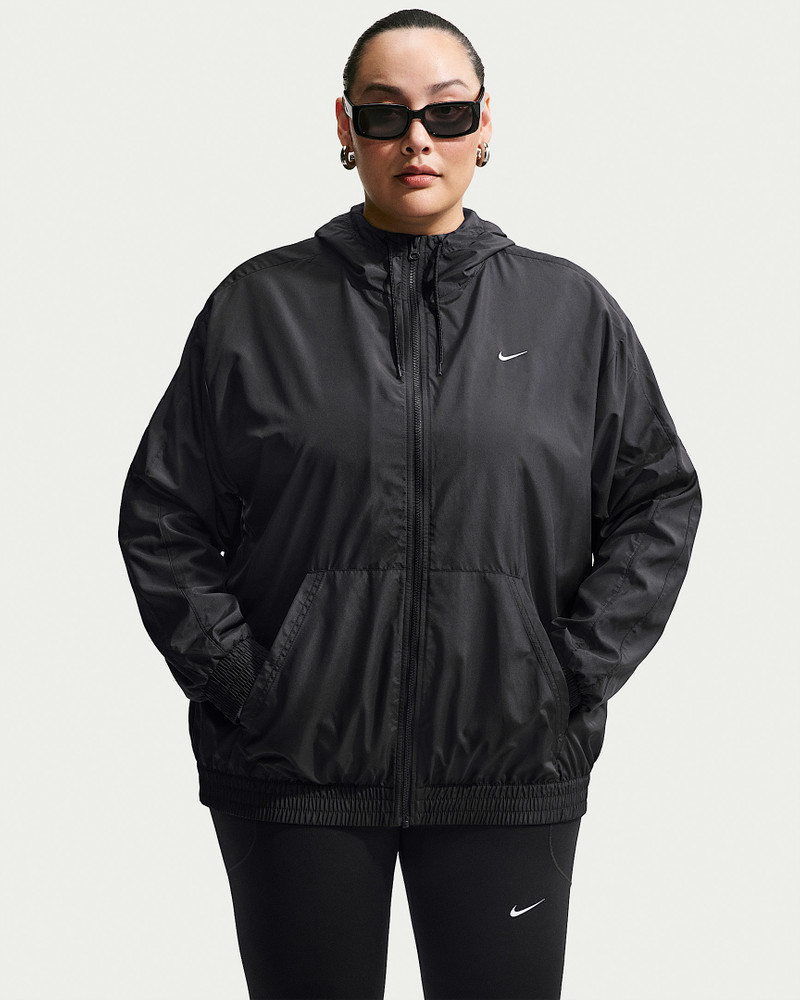 Nike Sportswear Classic Wovens Women's Loose UV Hooded Jacket (Plus Size) 1