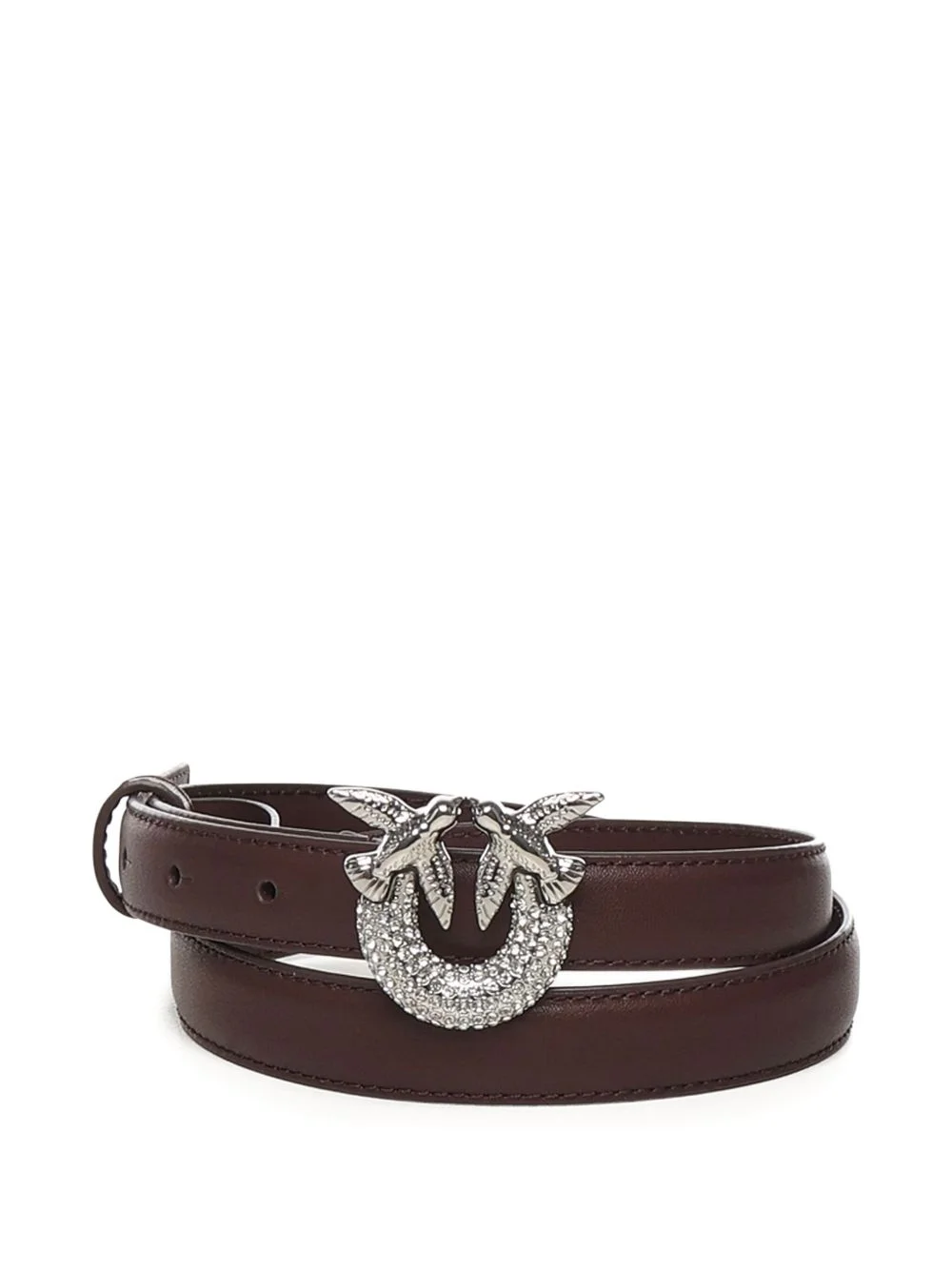 Love Birds buckle-embellished belt - 1
