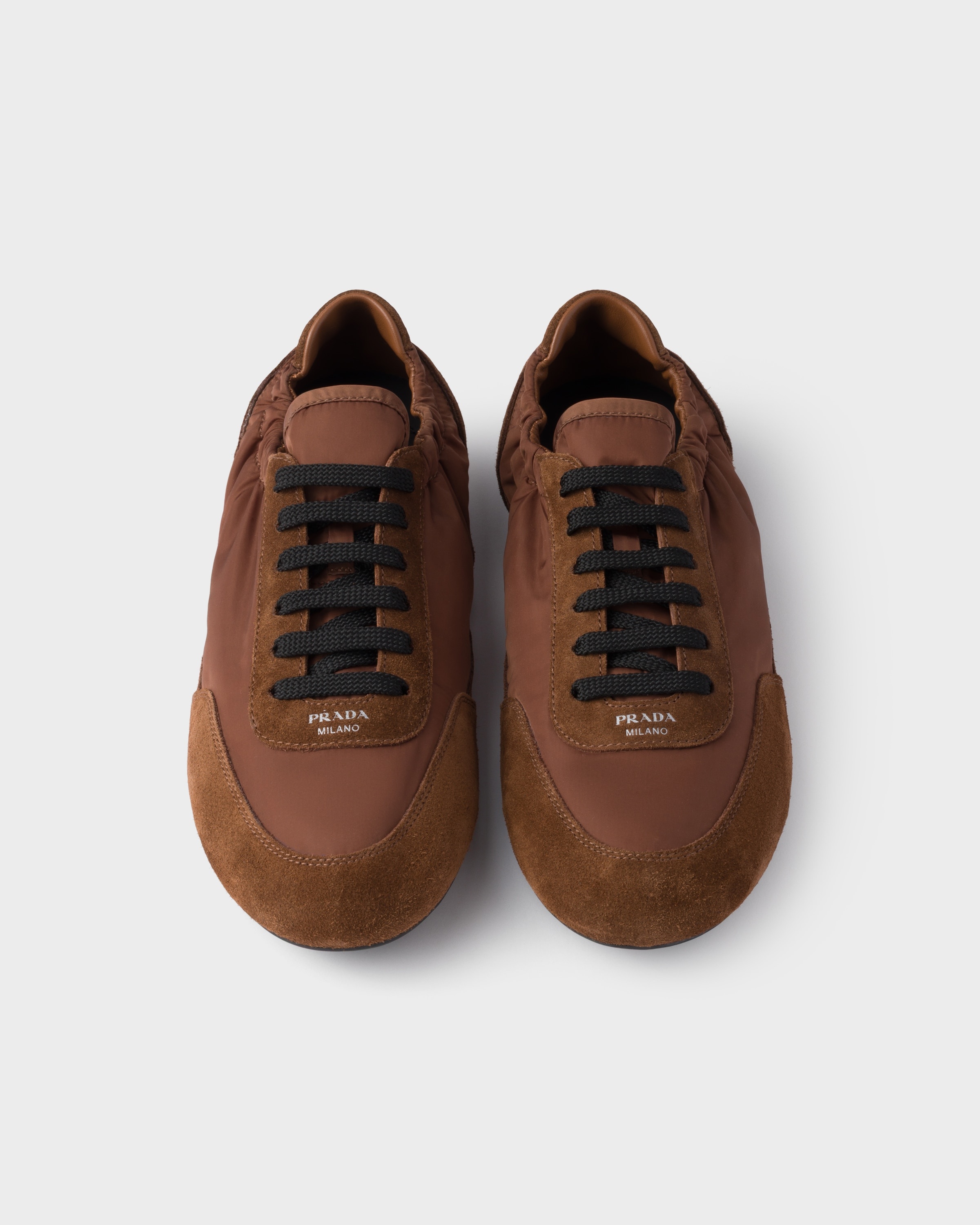 Collapse Re-Nylon and suede sneakers - 4
