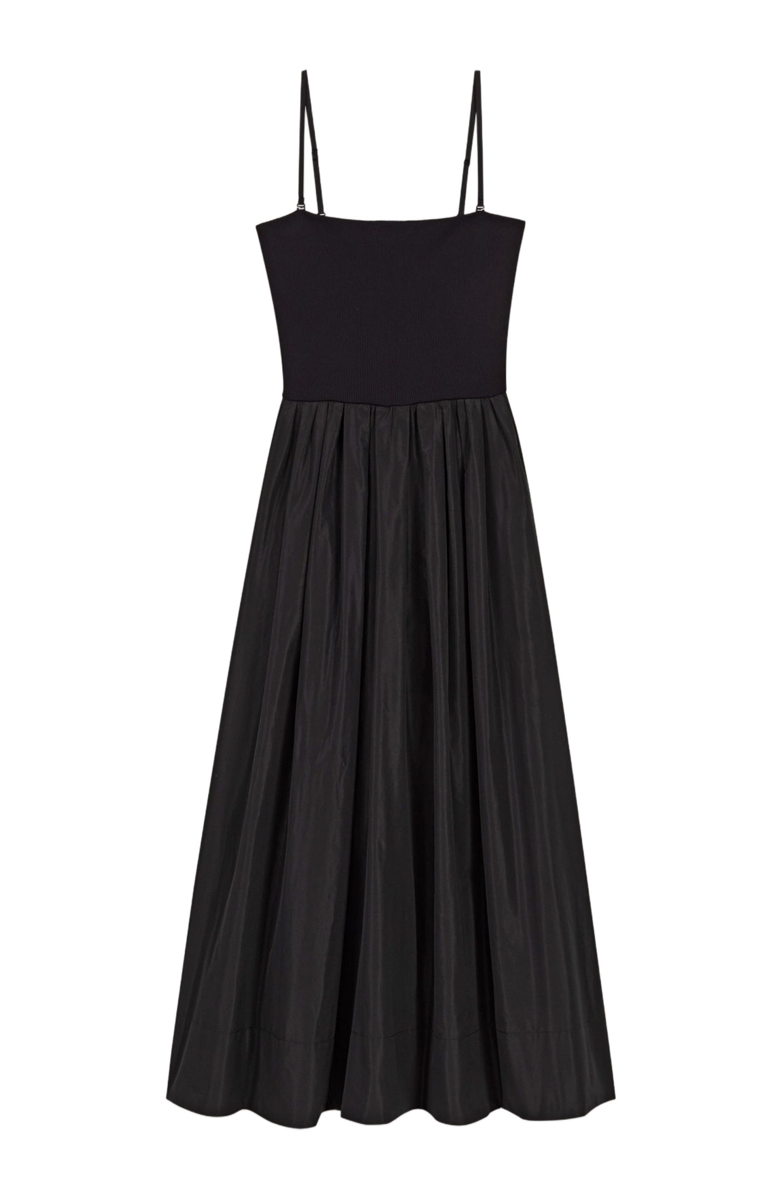 maje Strapless mesh and taffeta dress in Black at Nordstrom - 7