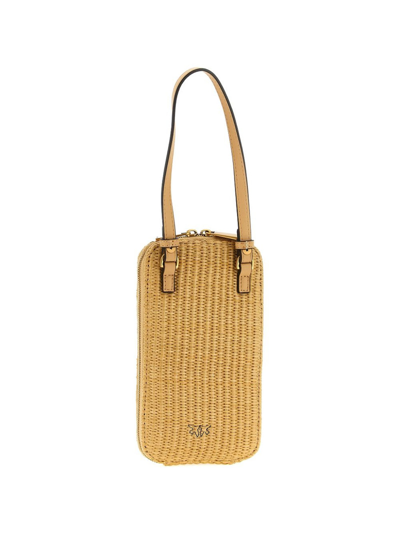 PINKO Love Birds Diamond braided smartphone holder outlook