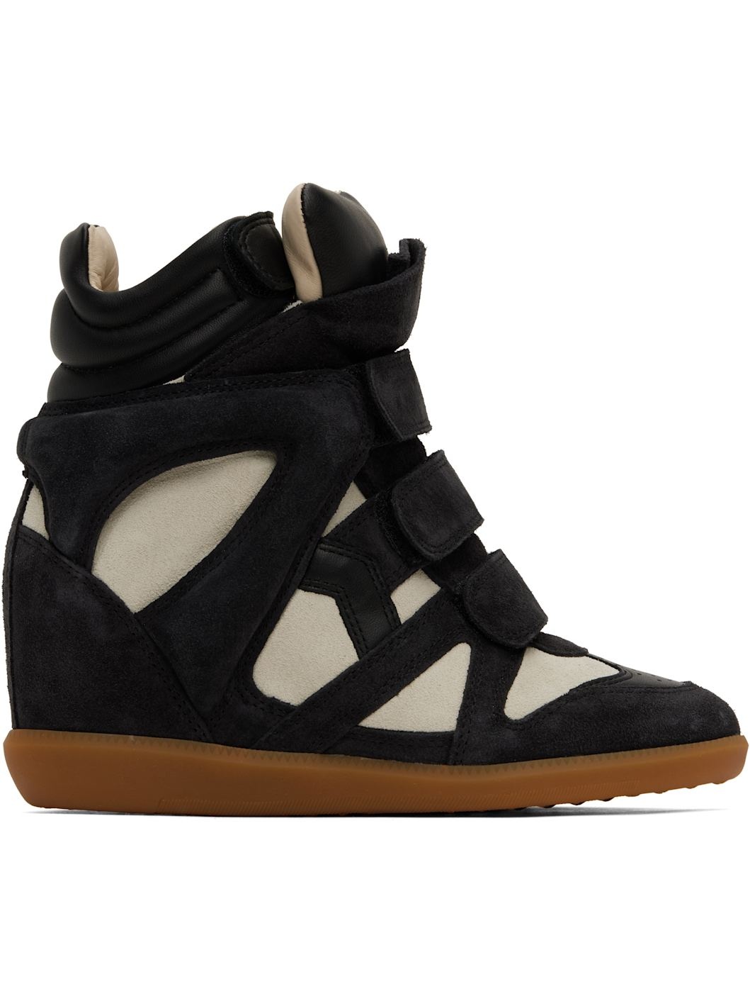Black & Off-White Bekett Sneakers - 3
