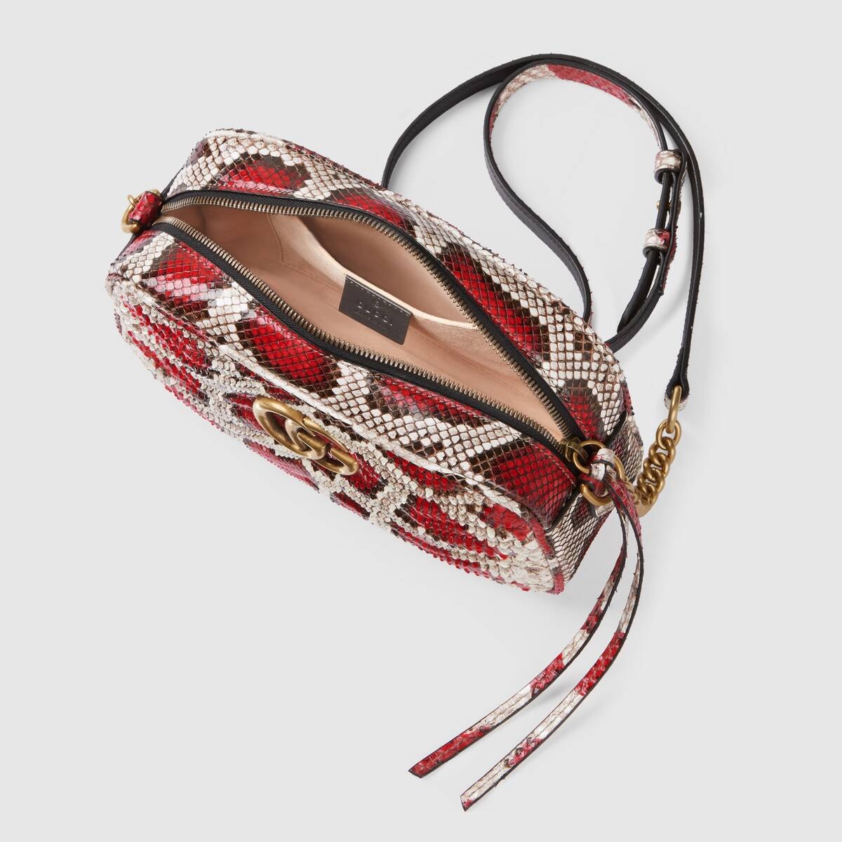 GG Marmont small python shoulder bag - 8