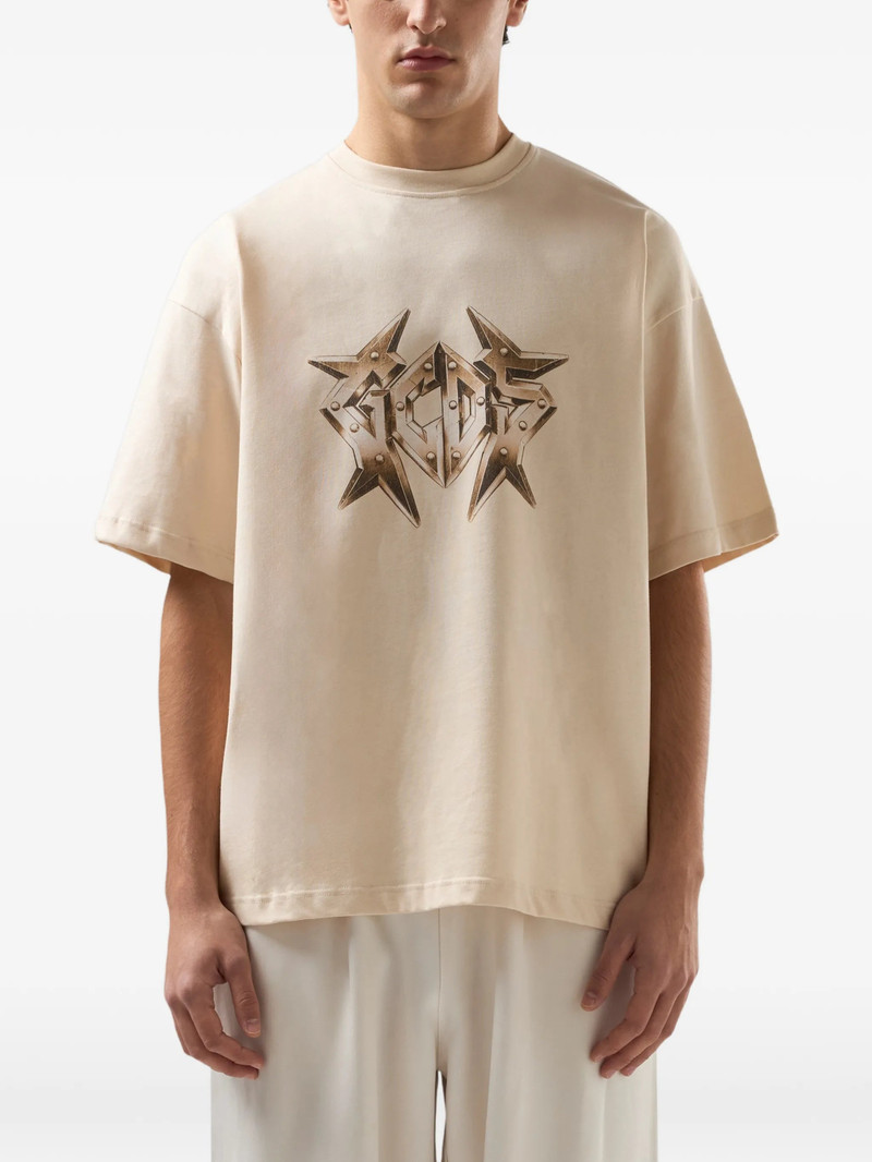 Gcds Studded Logo-detail T-shirt 4