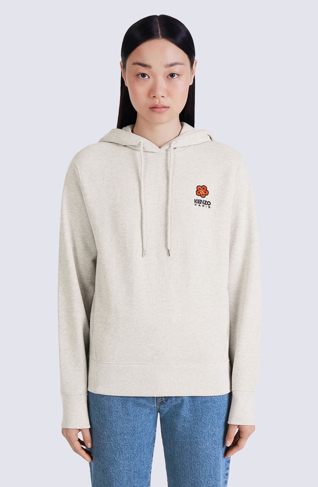 'BOKE FLOWER' Crest hooded sweatshirt - 5