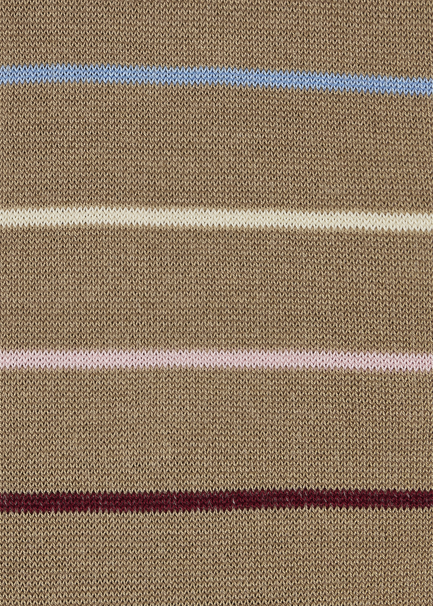 Brown Cotton-Blend Block 'Signature Stripe' Socks - 3