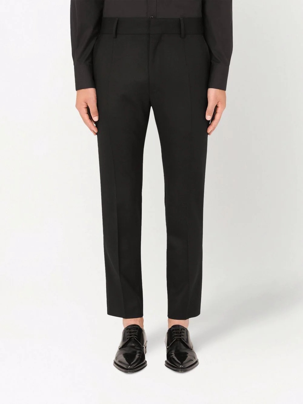 tailored stretch-wool trousers - 3