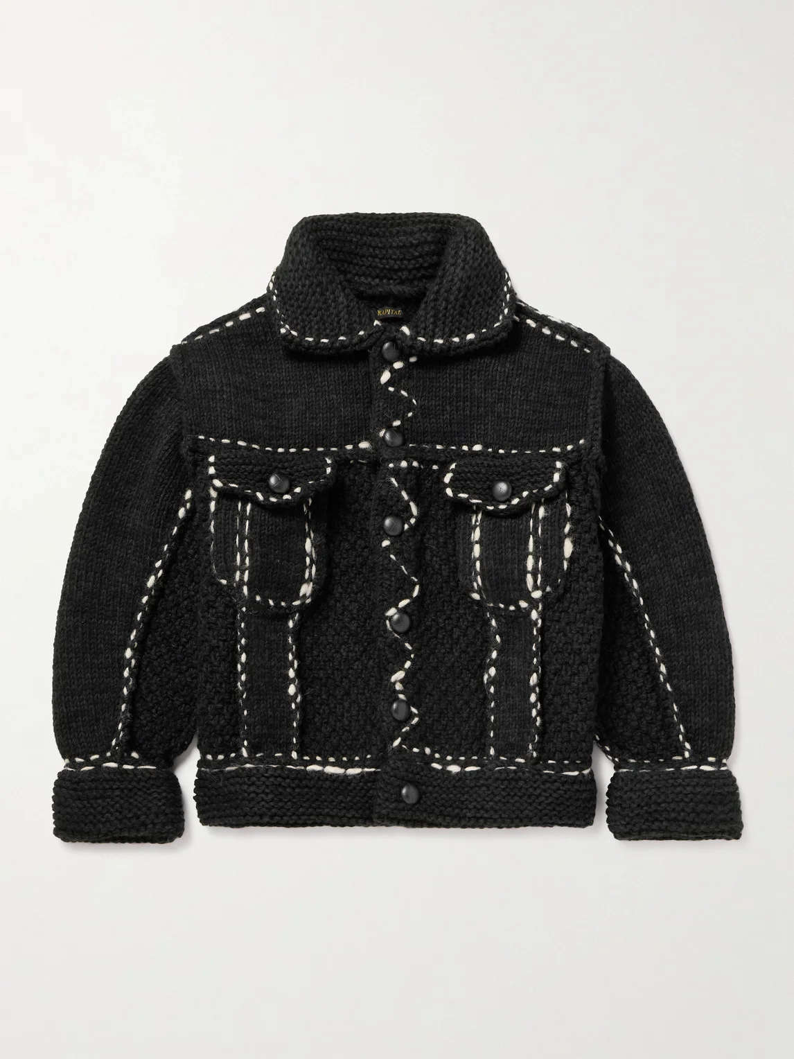Embroidered Wool Jacket - 1