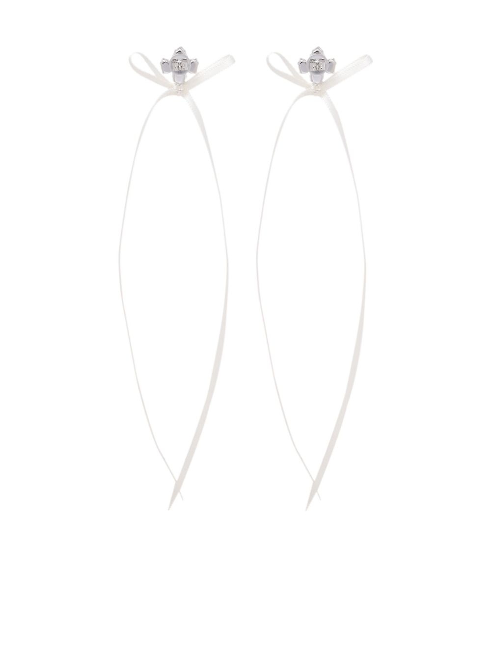 bow ribbon earrings - 3