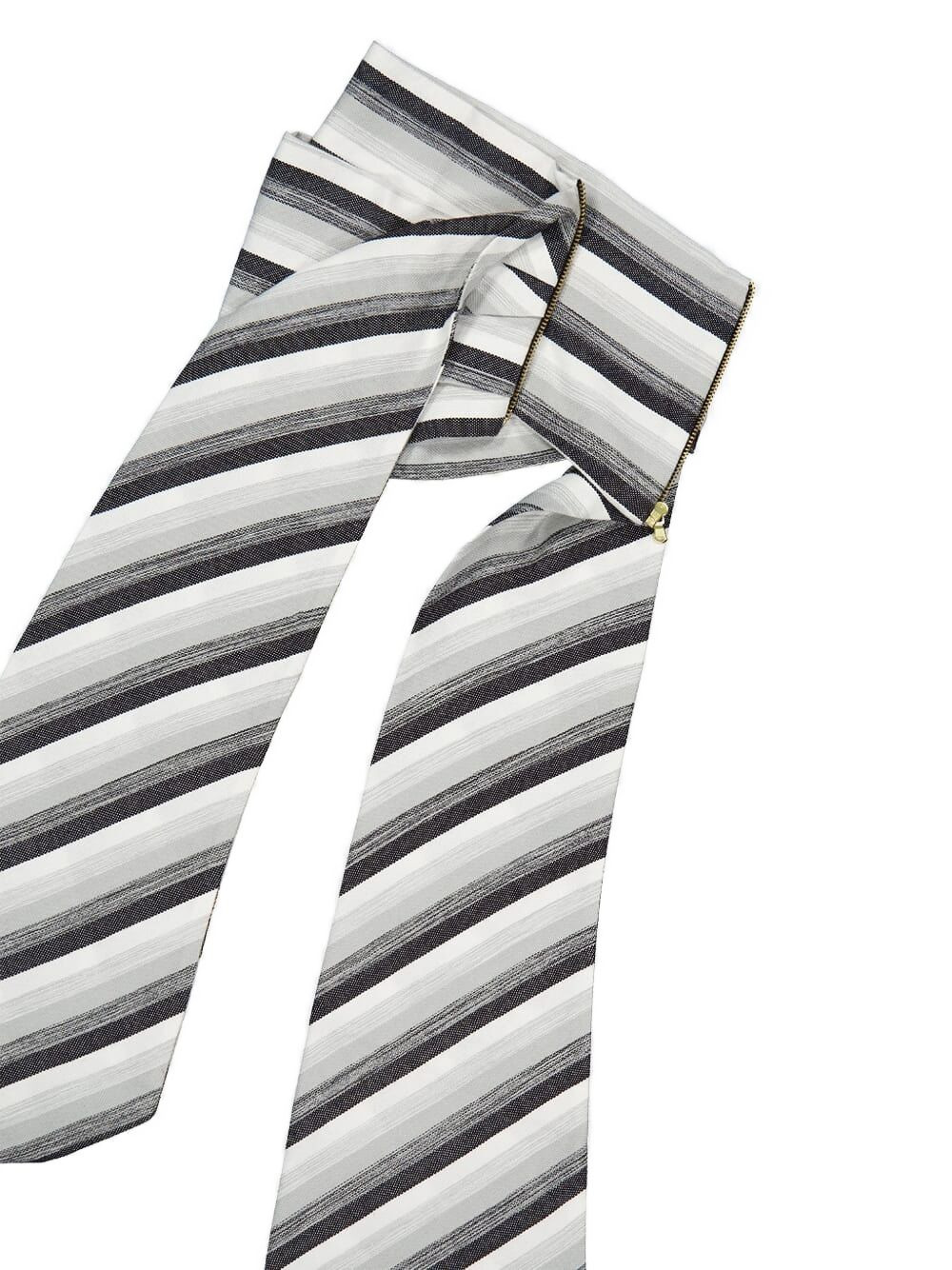 striped cotton-blend scarf - 2