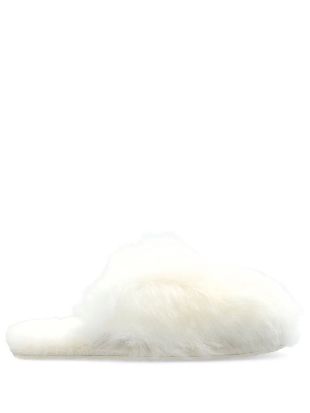 fur-lined slippers - 1