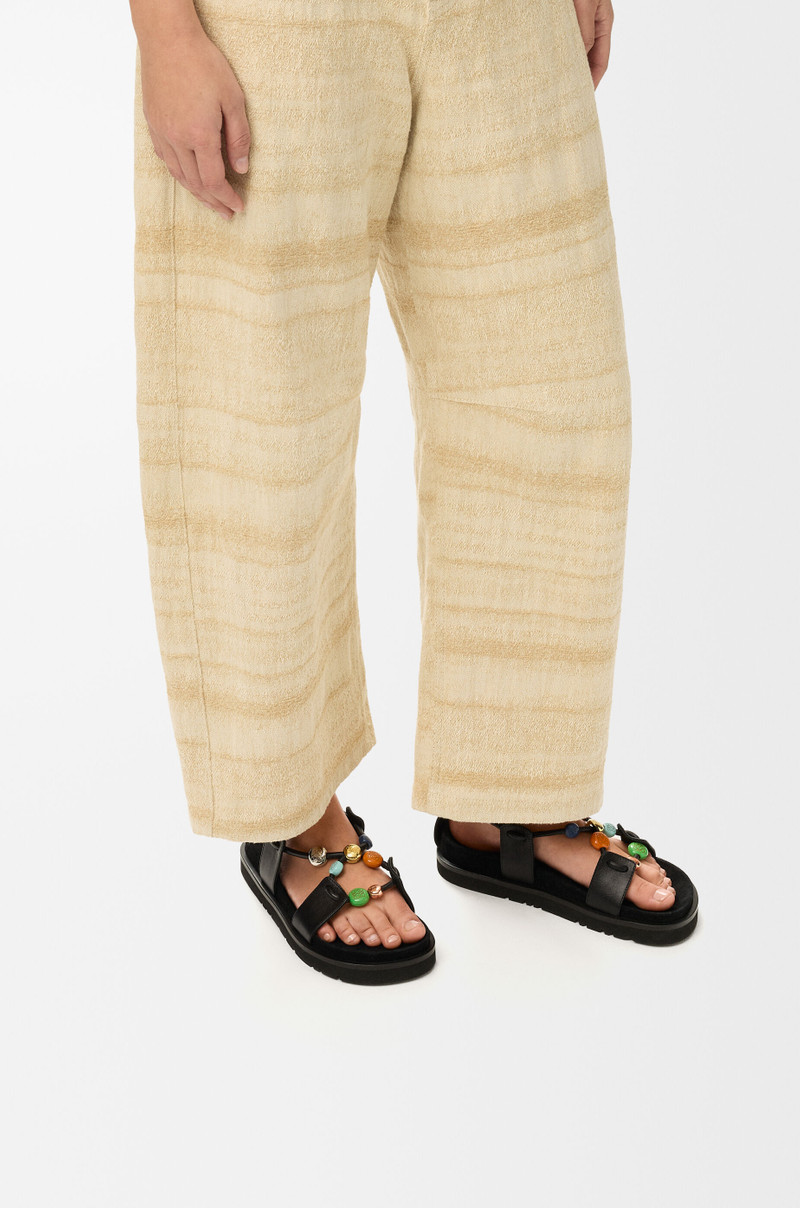 Loewe Pebble Beads fussbett sandal in nappa lambskin outlook