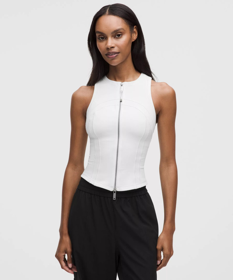 Define Full-Zip Tank Top *Luon 1