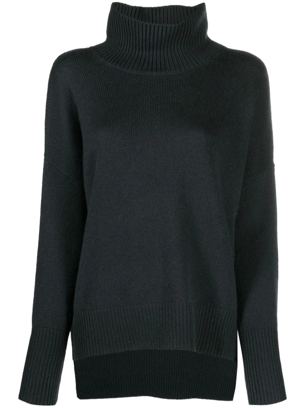 funnel-neck cashmere jumper - 1