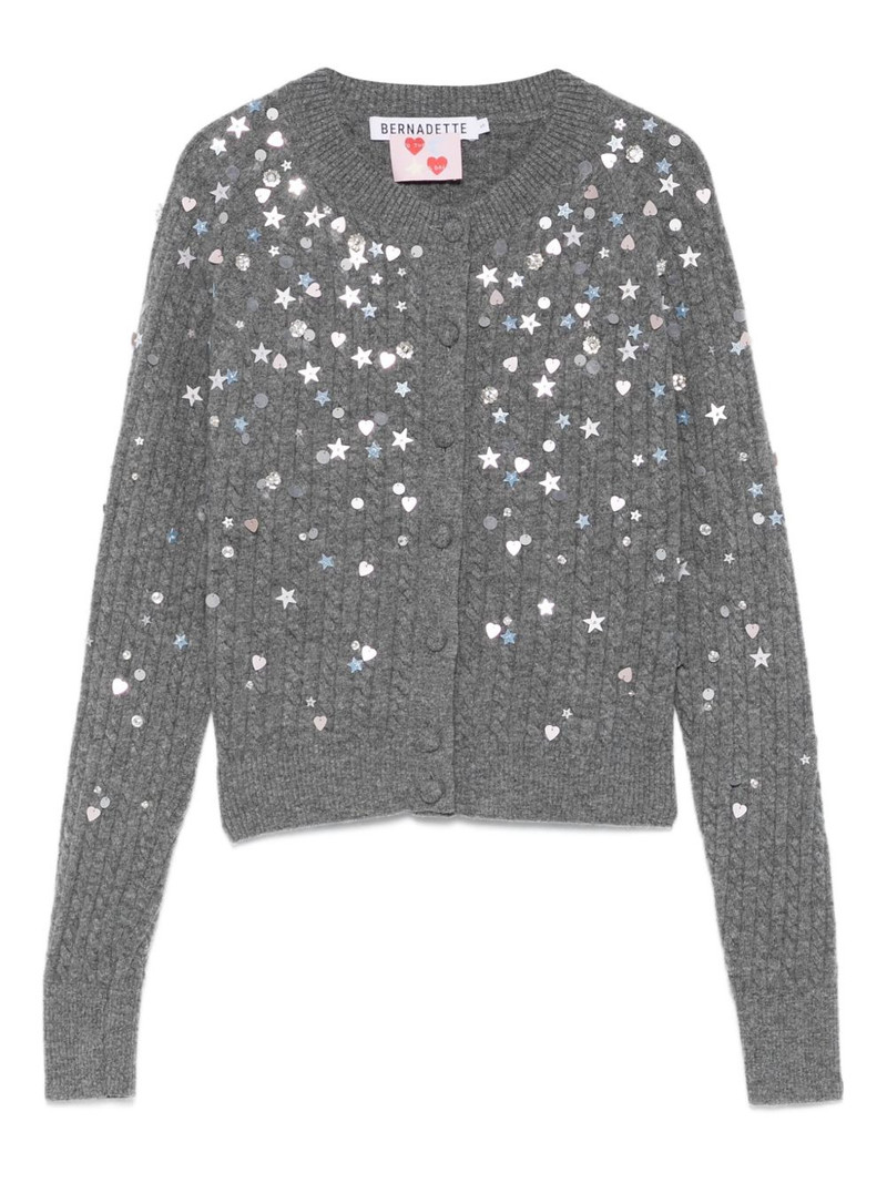 cable-knit cardigan 1