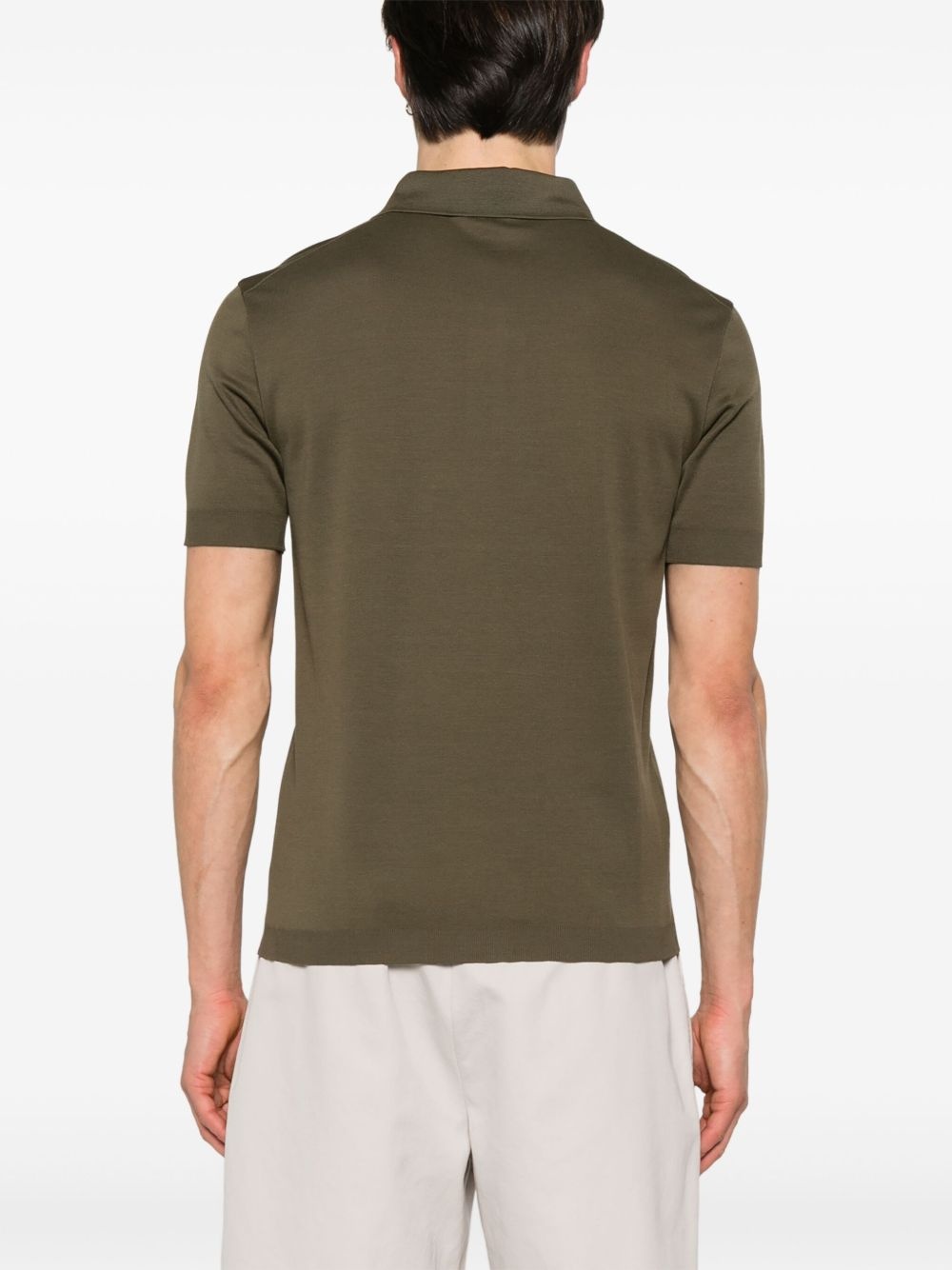knitted polo shirt - 3